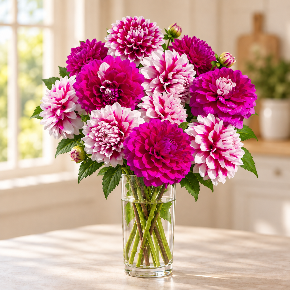Pink Mix Dahlia Bouquet
